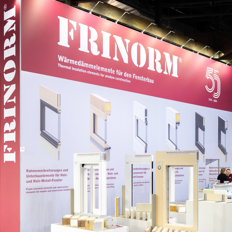 Aperçu du salon Fensterbau Frontale 2024 - Stand de Frinorm AG